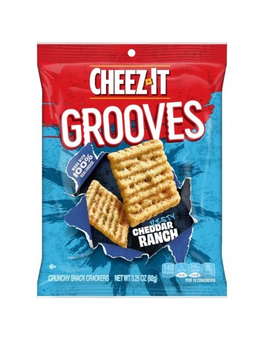 Queso cheddar ranchero Cheez-It Grooves