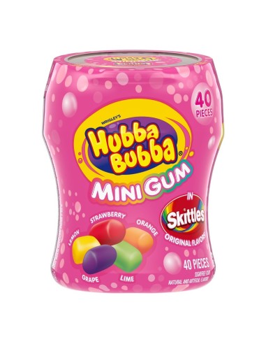 Mini birilli di gomma da masticare Hubba Bubba