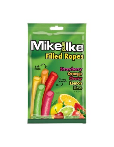 Cuerdas rellenas de fruta de Mike e Ike
