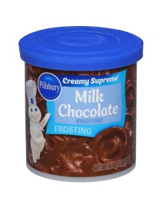 Glaseado Cremoso Supremo Pillsbury de Chocolate con Leche – Glaseado de chocolate con leche USA | Pop's America