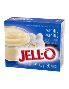 Jell-O Instant Pudding Vanilla — Mezcla para pudín de vainilla americano