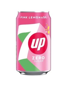 7-Up Pink Lemonade Zero – Bebida sin azúcar con sabor a limón y frambuesa | Pop’s America