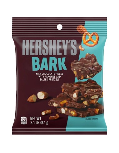 Hershey's Bark with Almonds & Salted Pretzels