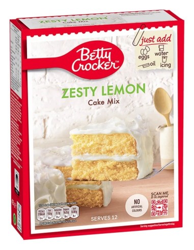 Mezcla para pastel Betty Crocker sabor limón