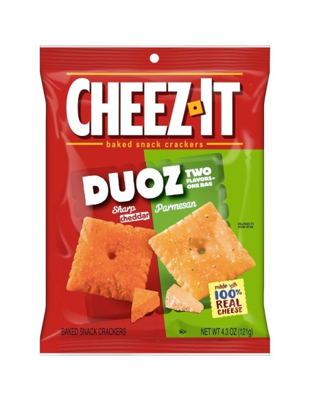 Cheez-It Duoz Cheddar piccante e parmigiano