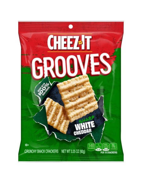 Cheez-It Grooves White Cheddar