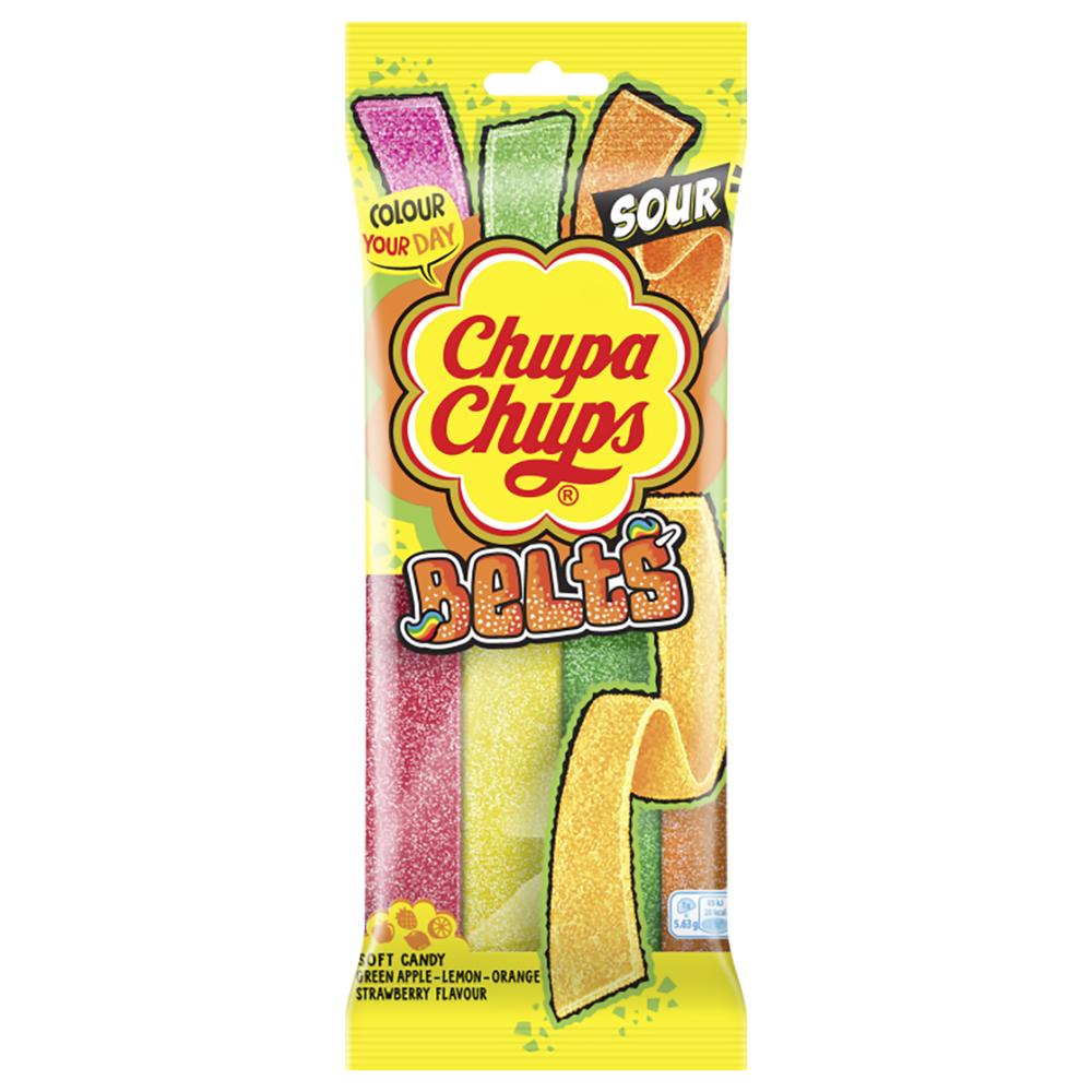 Chupa Chups Sour Belts Mixed