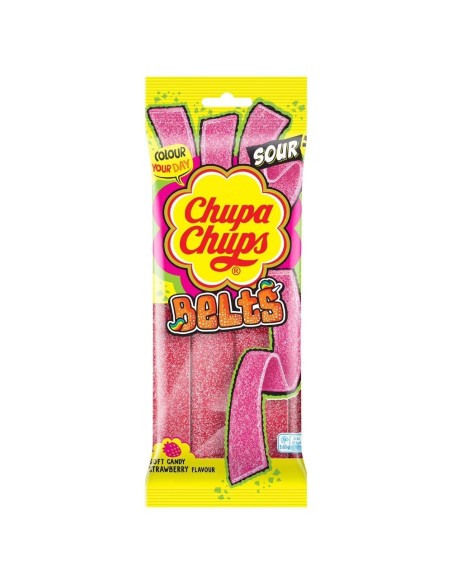 Chupa Chups Sour Belts Strawberry