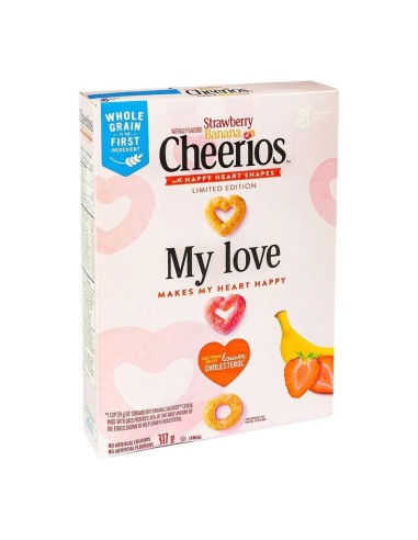 Cheerios de fresa y plátano