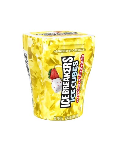 Chicles Ice Breakers cubitos de hielo, limonada de fresa