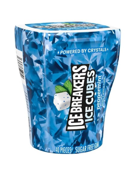 Cubitos de hielo de chicle Ice Breakers con sabor a menta