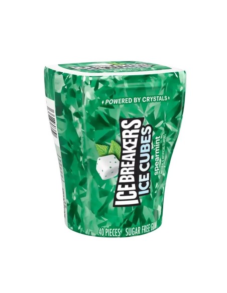 Gomma Ice Breakers Cubetti di ghiaccio Menta verde