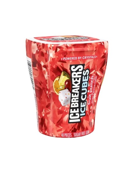 Gomma Ice Breakers Cubetti di ghiaccio Punch alla frutta