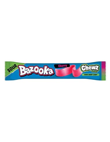 Bazooka Chewz Sour Bar Cherry