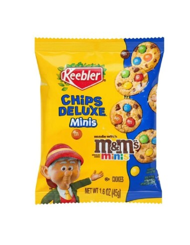 Biscotti Keebler Chips Deluxe Bite Size M&M's Minis 45g