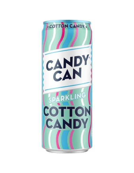 Zucchero filato scintillante in barattolo di caramelle