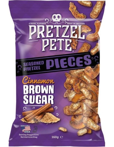 Pretzel Pete Pieces Cinnamon Brown Sugar