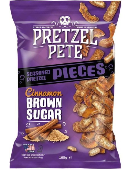 Pretzel Pete Pieces Cinnamon Brown Sugar