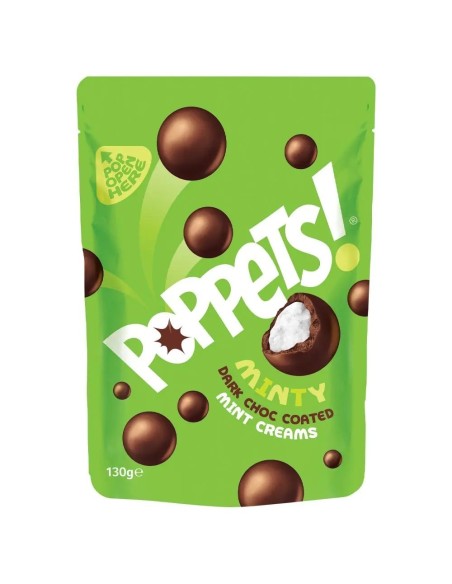 Poppets Dark Choc Coated Mint Creams