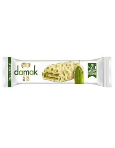 Nestlé Damak Ala Wafer Chocolate Blanco con Pistacho