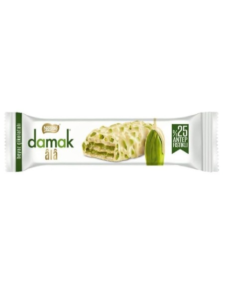 Nestlé Damak Ala Wafer Chocolate Blanco con Pistacho