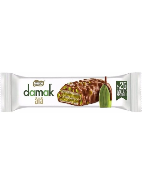 Chocolate con leche y pistacho Nestlé Damak Ala Wafer