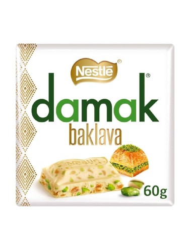 Nestlé Damak Baklava Chocolate Blanco Pistacho