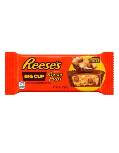 Taza grande Reese's con Reese's Puffs tamaño king