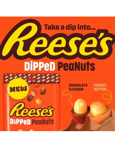 Cacahuetes bañados en chocolate Reese's
