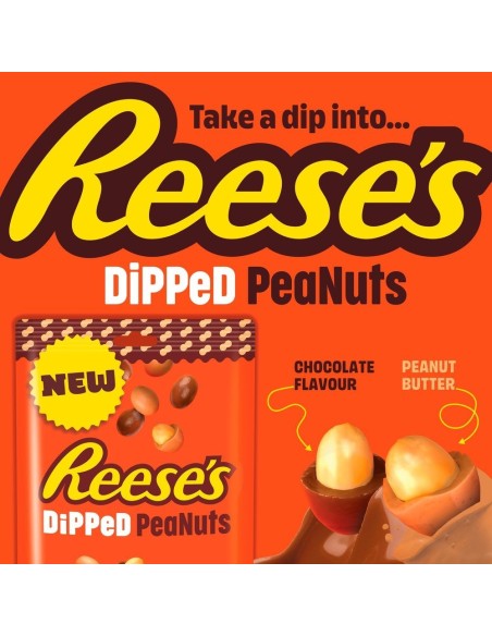 Cacahuetes bañados en chocolate Reese's