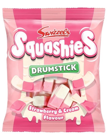 Swizzels Squashies Drumstick Fragola e Panna