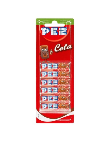 Ricariche Pez Cola confezione da 6