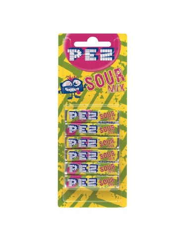 Ricariche Pez Sour confezione da 6