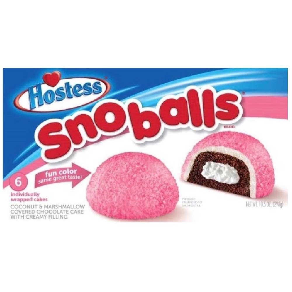 Hostess Snoballs Coco y malvavisco rosa