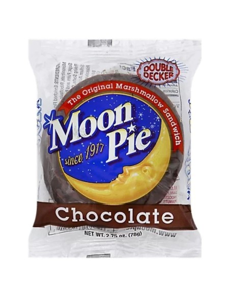 Pastel de luna de chocolate