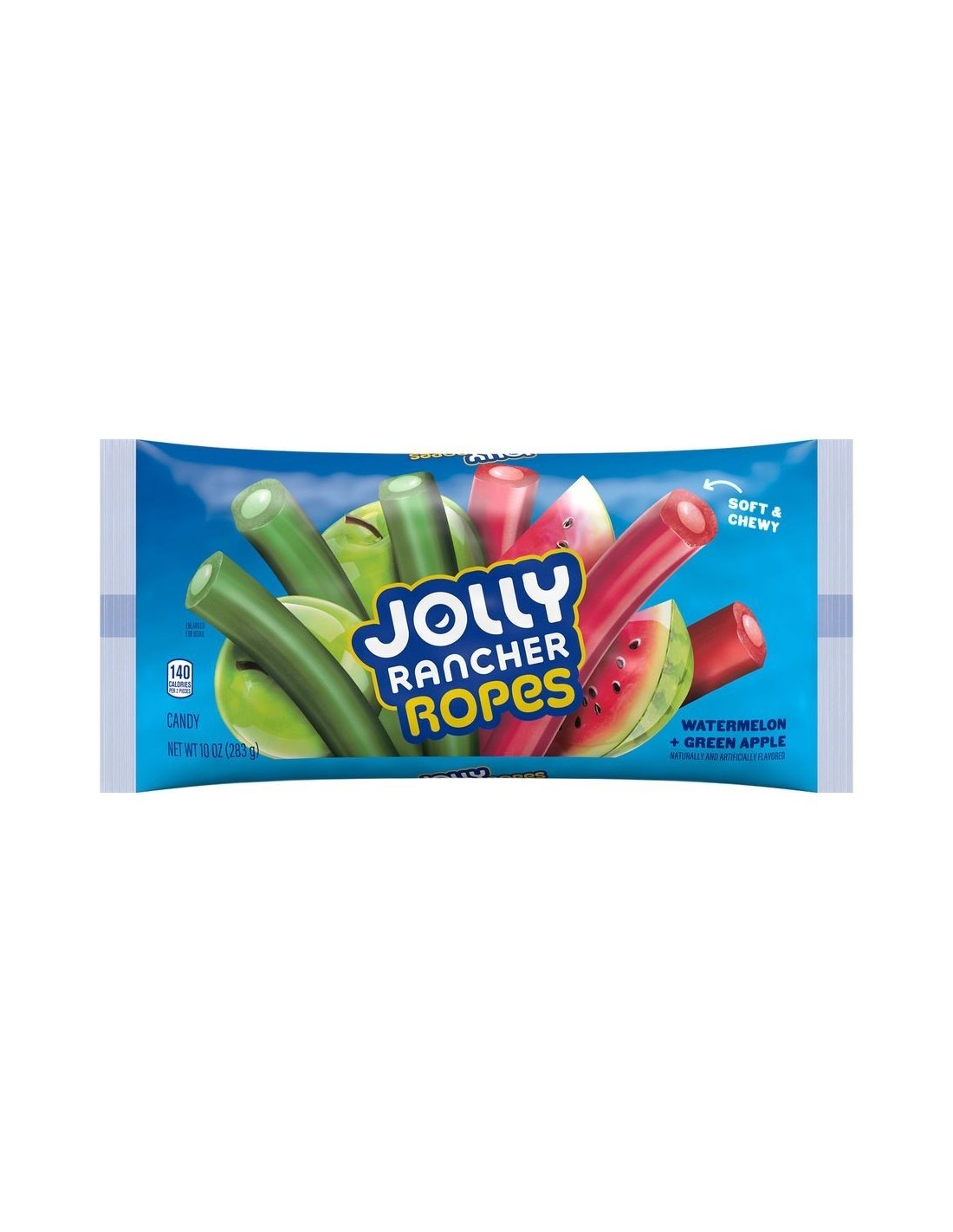 Joler Rancher Cany Ropes Jolly Rancher Ropes Watermelon & Green Apple – Soft Fruity Candies ...