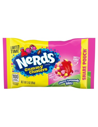 Nerds Gummy Clusters Cherry Lemonade Blitz - Bustina da condividere