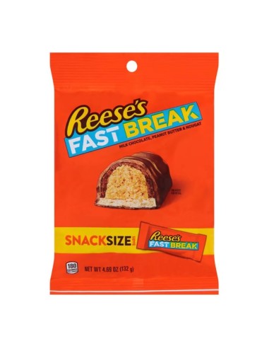 Reese's Bar Fast Break tamaño de refrigerio
