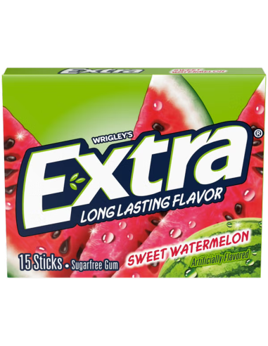 Chicle extra dulce de sandía