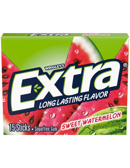 Chicle extra dulce de sandía