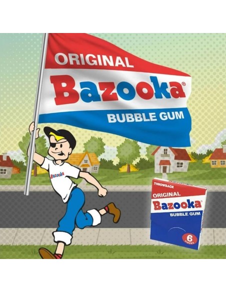 Chicle Bazooka Original (Paquete de 6)