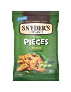 Pezzi di pretzel Jalapeño di Snyder