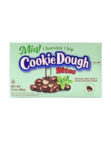 Mint Chocolate Chip Cookie Dough Bites