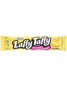 Laffy Taffy Elasticy & Tangy Banana – Caramelo masticable sabor a plátano | Pop’s America