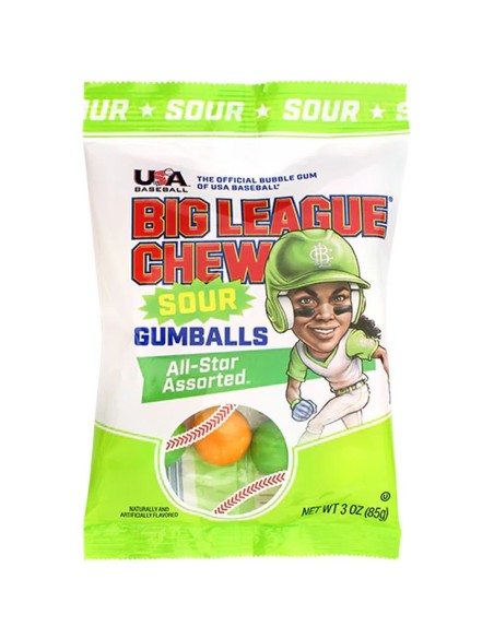 Chicles ácidos masticables de Big League