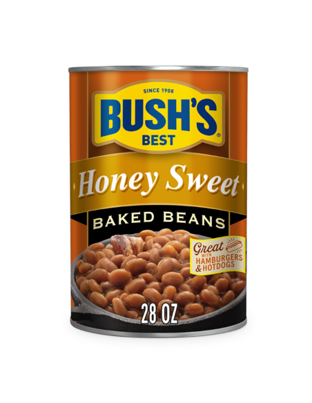 Frijoles horneados dulces con miel Bush's Best 794 g