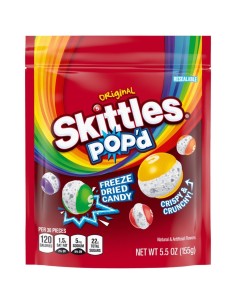 Caramelle liofilizzate originali Skittles POP'd