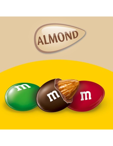 Tamaño de la porción de M&M's de almendra