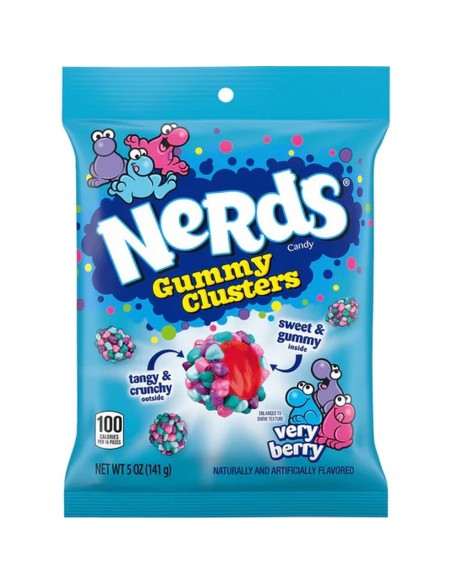 Nerds Gummy Clusters - Frutos rojos intensos (141 g)