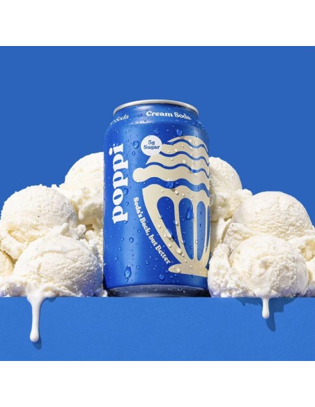 Refresco de crema prebiótico Poppi